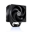 ARCTIC Freezer 36 (Black)- Single-Tower CPU Cooler with Push-Pull, Two Pressure-optimised 120 mm P Fans, Fluid Dynamic Bearing, 200-1800 RPM, 4 heatpipes, incl. MX-6 Thermal Compound- Black