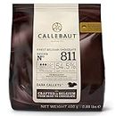 Callebaut 811 Callebaut Finest Belgian Chocolate Dark Callets, 400 g