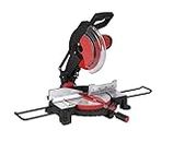 LNC International Fiber Plastic and Metal Corded Electric Extra Power 1800W Input Power Miter Saw 10-inch/255 mm (Red)