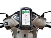 JetLife Universal Mobile Holder/Stand/Mount Pouch for Scooters Scooty Activa Jupiter EV's | X1 Model (Grey)