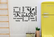 Küche Essen Formulierung Inspiriert Design Wohnkultur Wandkunst Aufkleber Vinyl Aufkleber