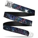 Buckle-Down Seatbelt Belt - Galaxy Collage - 1.5" Wide - 32-52 Inches in Length