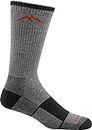 Darn Tough Merino Wool Coolmax Boot Full Cushion Socks - Men's Gray/Black Large