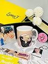 SINCE 7 STORE BTS JIMIN Gift box for BTS Fans, INCLUDES 5 products: Pack of 18 Lomocards, 1 Mug, 1 Keychain, 1 Keychain Lanyard & 1 badge/Perfect for Gifting