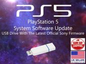 PS5 UPDATE INSTALL USB FLASH DRIVE PLUG IN LATEST OFFICIAL SONY FIRMWARE FW OFW
