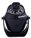 Boat Compass Dash Mount Flush - Boating Compass Dashboard Suction - Navigation Marine Compass Boats Surface Mount - Illuminated Dashboard Compass Ship - Electronic Sea Compass Suction Cup (Black)