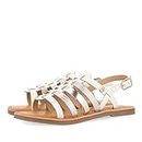 GIOSEPPO Girls' Keachi Flat Sandals, White, 39 EU