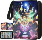 Card Binder for Pokemon Cards Holder Fits 400 Cards w/ 50 Removable Sleeves TCG