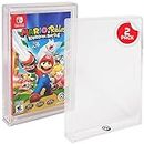 Acrylic Display Case Designed for Nintendo Switch Games - Clear Game Box Protector with UV Protection - 4MM Thick Protective Case for Retro Nintendo Switch Sports Game by EVORETRO (Pack of 2)