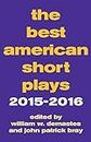 The Best American Short Plays 2015-2016