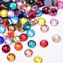 Glitter Crystal Shape Beads - Flatback Sew-on Clothing Decorate Accessories Bead