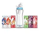 Cirkul 22-oz. Plastic Water Bottle Starter Kit With Blue Lid + 6 Flavor Cartridges