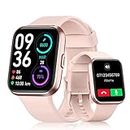 Smart Watch for Women, Smart Watch (Answer/Make Call),1.8" Full Touch Alexa Built-in Fitness Watch with Heart Rate/Blood Oxygen/Sleep/Stress Monitor, IP68 Waterproof Smartwatch for Android iOS