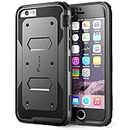 iPhone 6S Case, [Heave Duty] i-Blason Apple iPhone 6 Case 4.7 Inch Armorbox [Dual Layer] Hybrid Full-body Protective Case with Front Cover and Built-in Screen Protector / Impact Resistant Bumpers (Black)