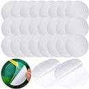 Outus 30 Pieces Self-Adhesive Pool Repair Patch Kit Vinyl Plastic Repair Patch Pool Patches for Above Ground Pools Inflatable Boats Products (6 x 6 cm)