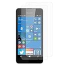 VCOMP® Lot Pack 2 Films de Protection d'écran Clear Transparent pour Microsoft Nokia Lumia 550