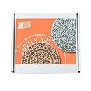 KITSTERS DIY Lippan Mirror Art Kit | MDF Coasters - Table - Home Decor - Wall Hanging | Indian Art & Craft - Creativity - Hobby - Kids & Adults | Birthday Gifts | Detailed Video Workshop Included