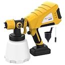 Asian Paints Trucare Paint Sprayer 750W with 950 Ml Container|Electric Paint Sprayer with 2M Long Cable&Vde Plug|2.5Mm Nozzle|Motor Speed Up to 32000Rpm/Min|Suitable for Indoor&Outdoor Paint,Yellow