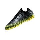Men's Soccer Cleats MG Soccer Turf Shoes Youth Professional Training Football Boots Outdoor Sports Athletic Sneaker Black 44