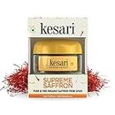 Kesari Supreme Spanish Saffron, Finest A++ Grade, Imported Organic Kesar for Health, Beauty & Cooking, All Red Saffron Threads, 1 Gram