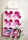 PRIMARK Disney Mickey Mouse Cake Baking Muffin Tray Mold & Measuring Spoons