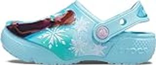 Crocs FL Disney Frozen II - Zoccoli Unisex per Bambini, Blu Ghiaccio., 32/33 EU