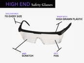 24 PAIR Safety Glasses,Adjustable Protective Work Goggles, Lightweight Fog-Proof