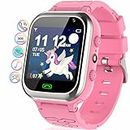 Kids Smart Watch, Smart Watch for kids with Call SOS Games Music Video Camera Step Counter Alarm Flashlight, Gifts for Boys Girls