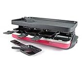 Swissmar Valais Grill Raclette Party Grill, Red Base, KF-77093AU Grey