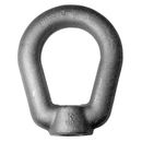 KEN FORGING EN-9 Oval Eye Nut, 7/8"-9 Thread Size, 1 in Thread Lg, Steel, Black