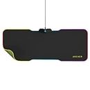 Archer Tech Lab Quiver 400 Gaming Mousepad, 16 RGB Strip Design, Touch Control, High Speed+Low Friction Jacquard Cloth Surface, Fruit Grain Anti Skid Base, Water-Resistant, Extra Ports, Portable