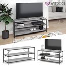 VICCO loft mesa para televisión Fyrk TV mesa baja armario panel madera estanterí