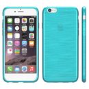 For Apple IPHONE 6 cover IPHONE 6s Silicone Cover Case Phone Case Metallic Blau