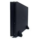 Vertical Stand for PS4 Slim Playstation 4 Slim Silicone Feet Stand Steady Base Mouse Non-Slip Enough Space for Cooling, Black