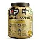 Vital Powders Gold Standard Dige Whey Protein 100% | Fast Digestion | Isolate Whey Protein Blend | 25g Protein | 31 servings | 11g EAA | Sourced from International Jersey Cows (RajBhog, 1 Kg)