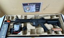 Lancer Tactical M4 Airsoft Rifle 10" KeyMod w/ Battery & Charger, Black (Gen 2)