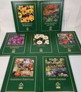 Juego de libros de 7 volúmenes de la biblioteca del jardinero club nacional de jardinería en el hogar 