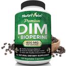 Nutrivein DIM Supplement 400mg - Menopause, PCOS, Estrogen Metabolism & Balance