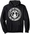 RWRAPS Not My Circus Monkeys Funny Monkey Animal Lover Graphic Pullover Hoodie (Black,XS)