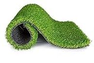 Tex Homz Artificial Grass Mat Carpet for Balcony - Floor Mat (Green, Polypropylene, 45 X 70 CM)