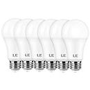LE LED Light Bulbs 100W Equivalent, 14W 1500 Lumens 5000K Daylight White LED Bulb, Non-dimmable Light Bulb, A19 E26 Standard Base, 10000 Hour Lifetime, 6 Packs