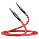 ANNNWZZD Aux Cable, 3.5mm to 3.5mm Auxiliary Lead for Car, Auxiliary Headphone Cable, Nylon Braided Stereo Cable Compatible with Car Home Stereos, Headphones, Speaker 2M