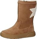 Geox Women's J Theleven Girl WPF Ankle Boots, Whisky Brown, 7.5 US