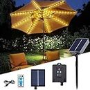Outdoor Tent Light Beach Sun Shading Solar Clip Umbrella Light Online Shopping 8-Mode Clip and Ground Plug USB Charging