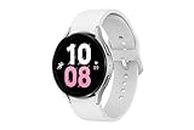 Samsung Galaxy Watch 5 (44 mm) Bluetooth - Reloj inteligente, rastreador de actividad física, plateado, versión alemana