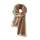 Winter Scarf for Women Autumn And Winter Warm Solid Color Color Matching Simple Elegant Scarf Christmas Xmas New Year Gifts B-58