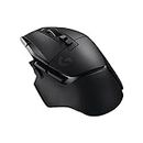 Logitech G502 X Lightspeed Wireless Gaming Mouse - Optical Mouse with LIGHTFORCE Hybrid Optical-Mechanical switches, Hero 25K Gaming Sensor, Compatible with PC/macOS/Windows - Black
