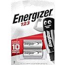 Energizer® Lot de 2 piles au lithium CR17345 123 3 V 1500 mAh
