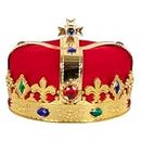 Kangaroo Royal King Gold Crown Perfect for Prom, Halloween, and King & Queen-themed Parties. Get the Ultimate Adult Halloween Royal Crown Costume