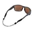 Pilotfish No Tail Adjustable Eyewear Retainer Cable Strap: Sunglasses, Eyeglasses, Glasses (16 Inch, Tactical Black)